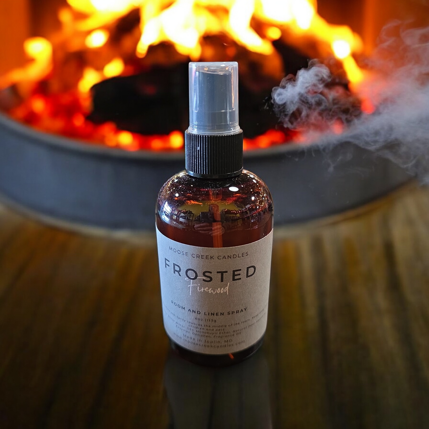 Frosted Firewood | 4oz Room and Linen Spray