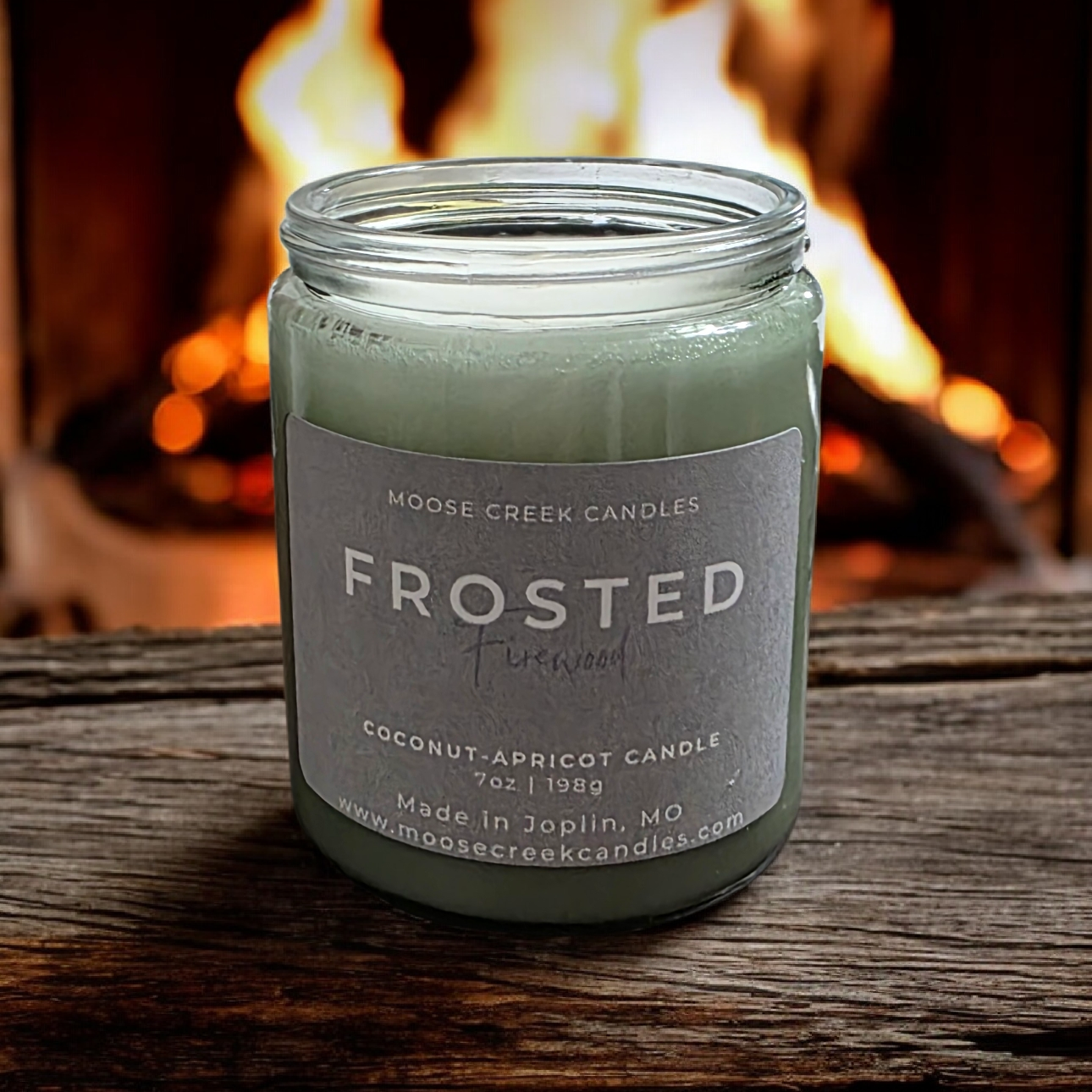 Frosted Firewood | 7oz Jar Candle