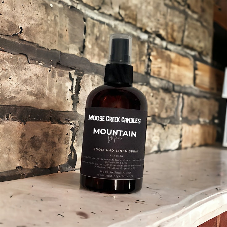 Mountain Man | 4oz Room and Linen Spray