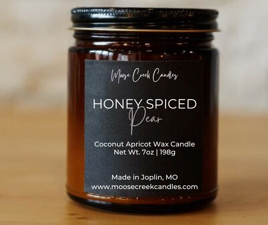 Honey Spiced Pear | Amber Jar Candle