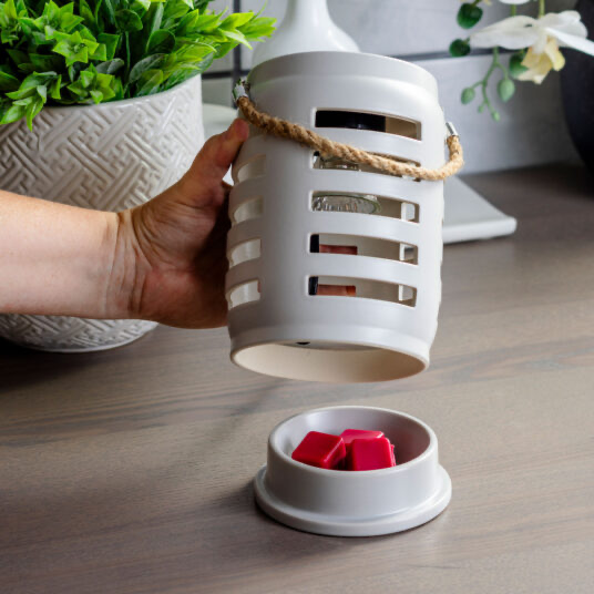 CERAMIC ILLUMINATION TART WARMER - SHUTTER CANOPY