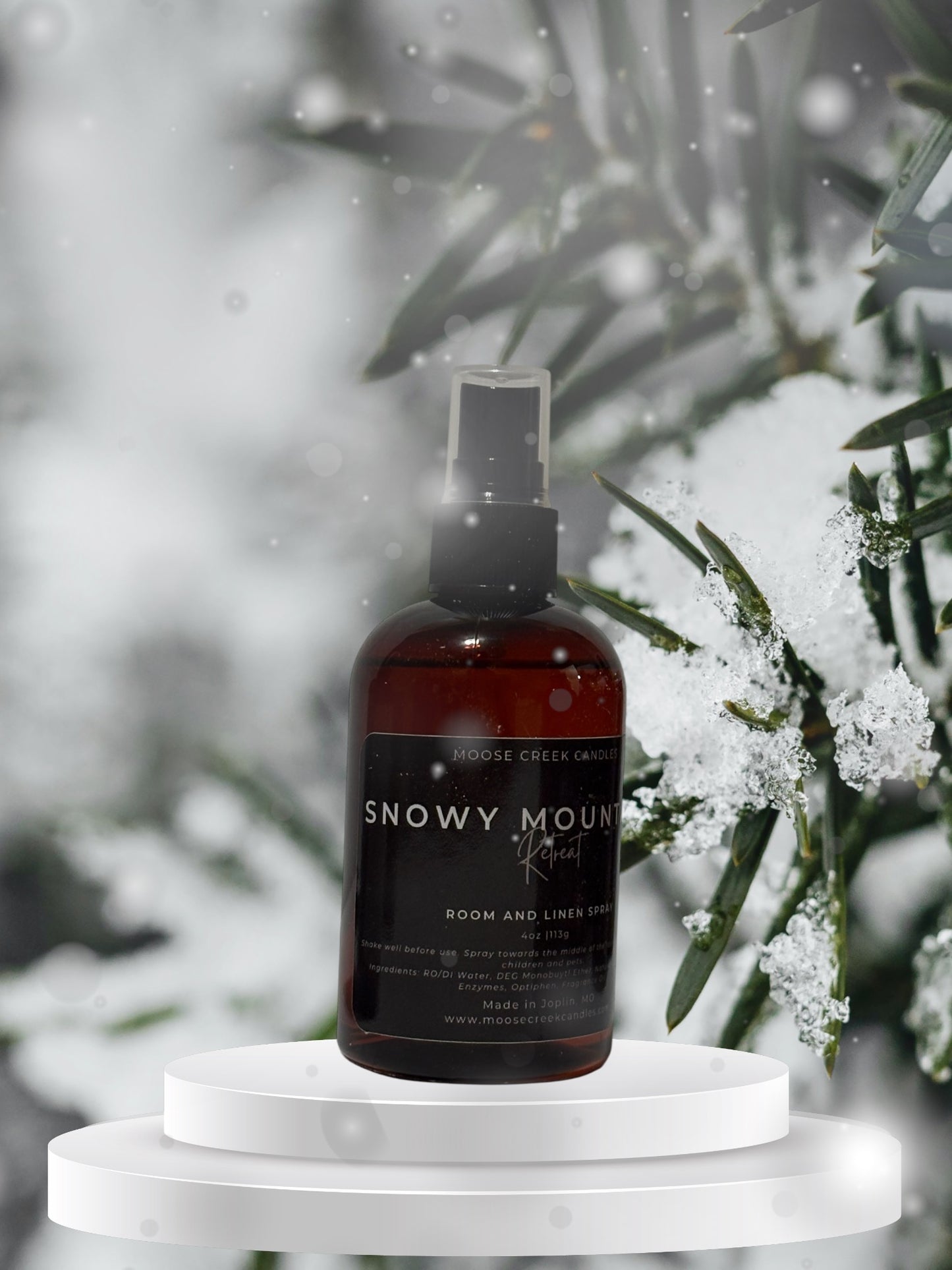 Snowy Mountain Retreat | 4oz Room and Linen Spray