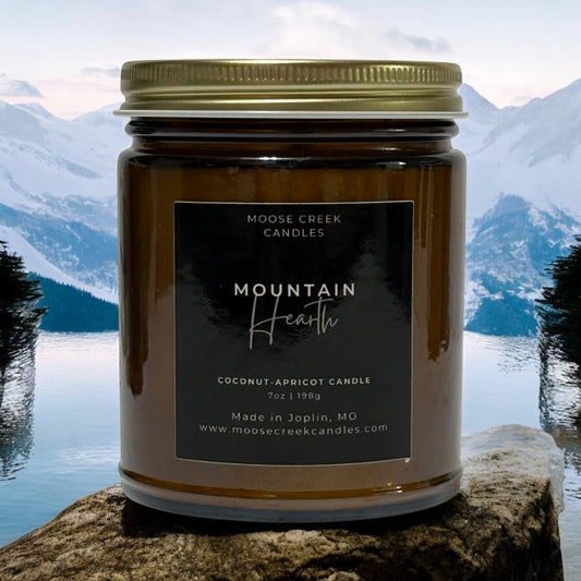 Mountain Hearth | Amber Jar Candle