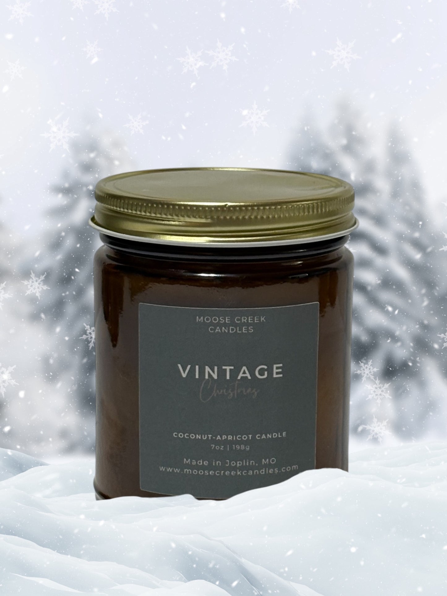 Vintage Christmas | Amber Jar Candle