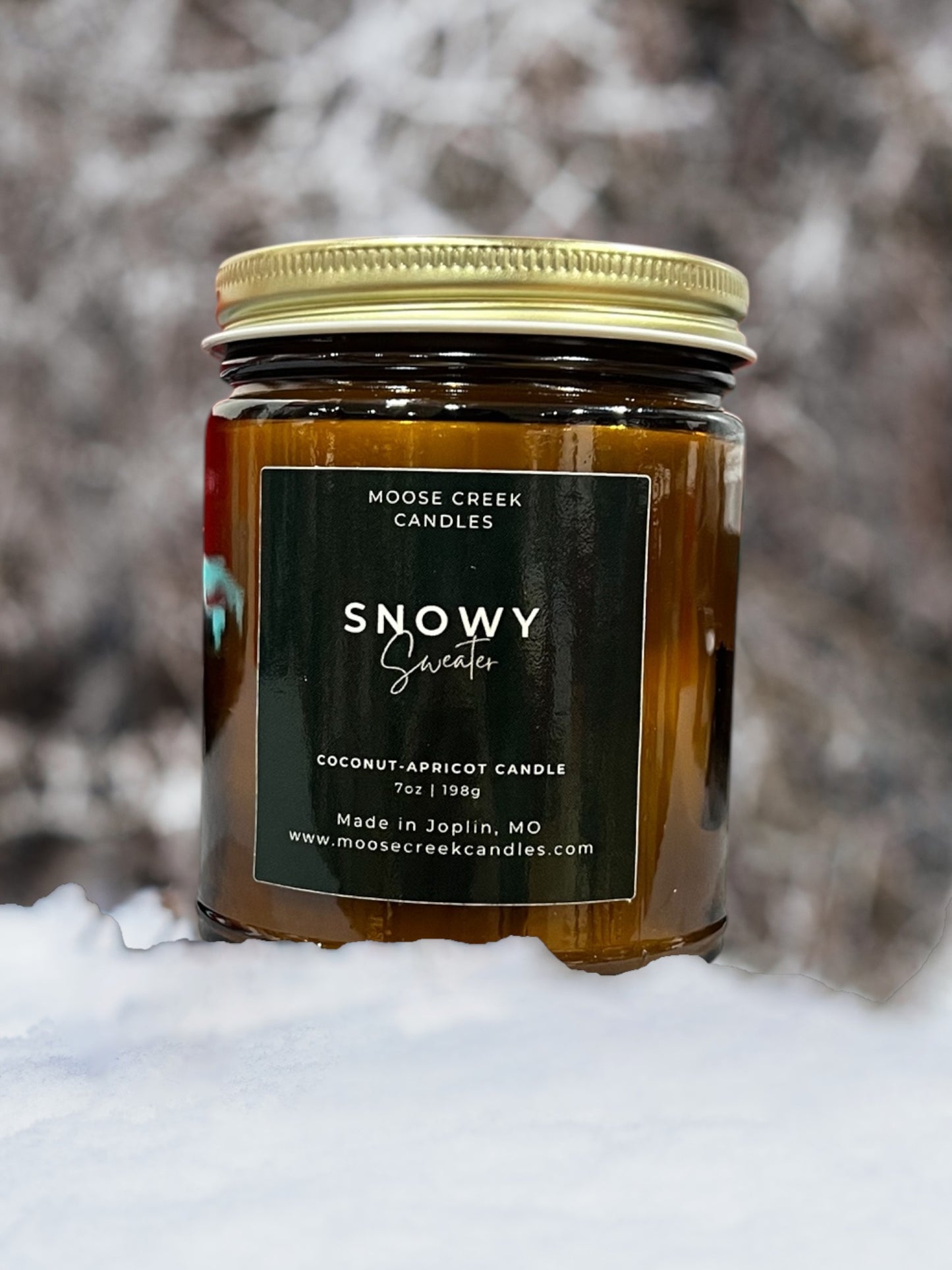 Snowy Sweater | Amber Jar Candle